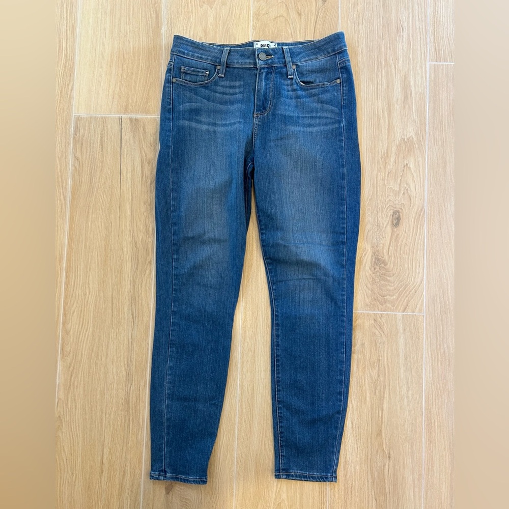 PAIGE Dark Blue Women's Skinny Jeans